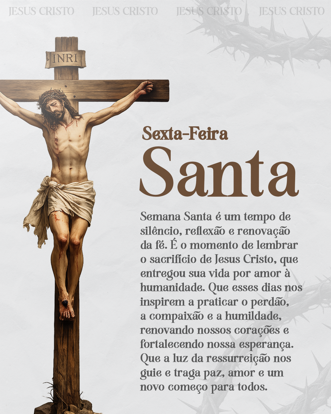 Designer gráfico para igreja e eventos religiosos com arte de Jesus