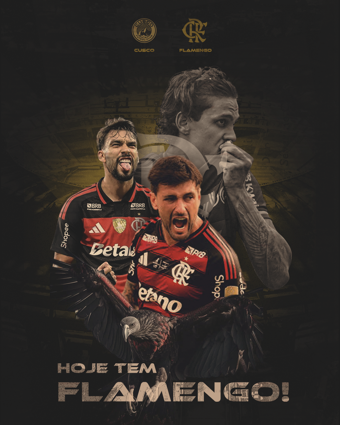 Arte esportiva profissional para Clubes de futebol como Flamengo, Corinthians e Palmeiras